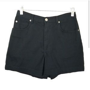 Banana republic black high waisted shorts
